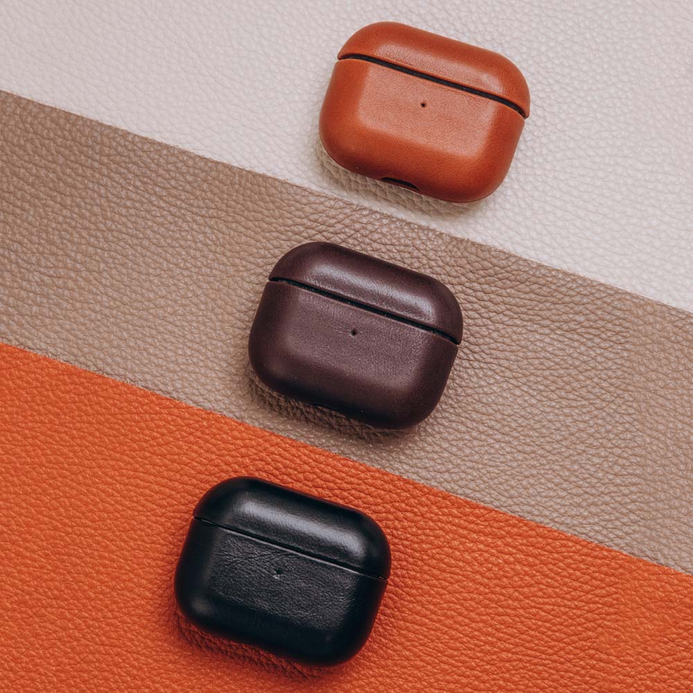 Leather AirPods (3rd Generation) Case - Saddle Brown - Image 7