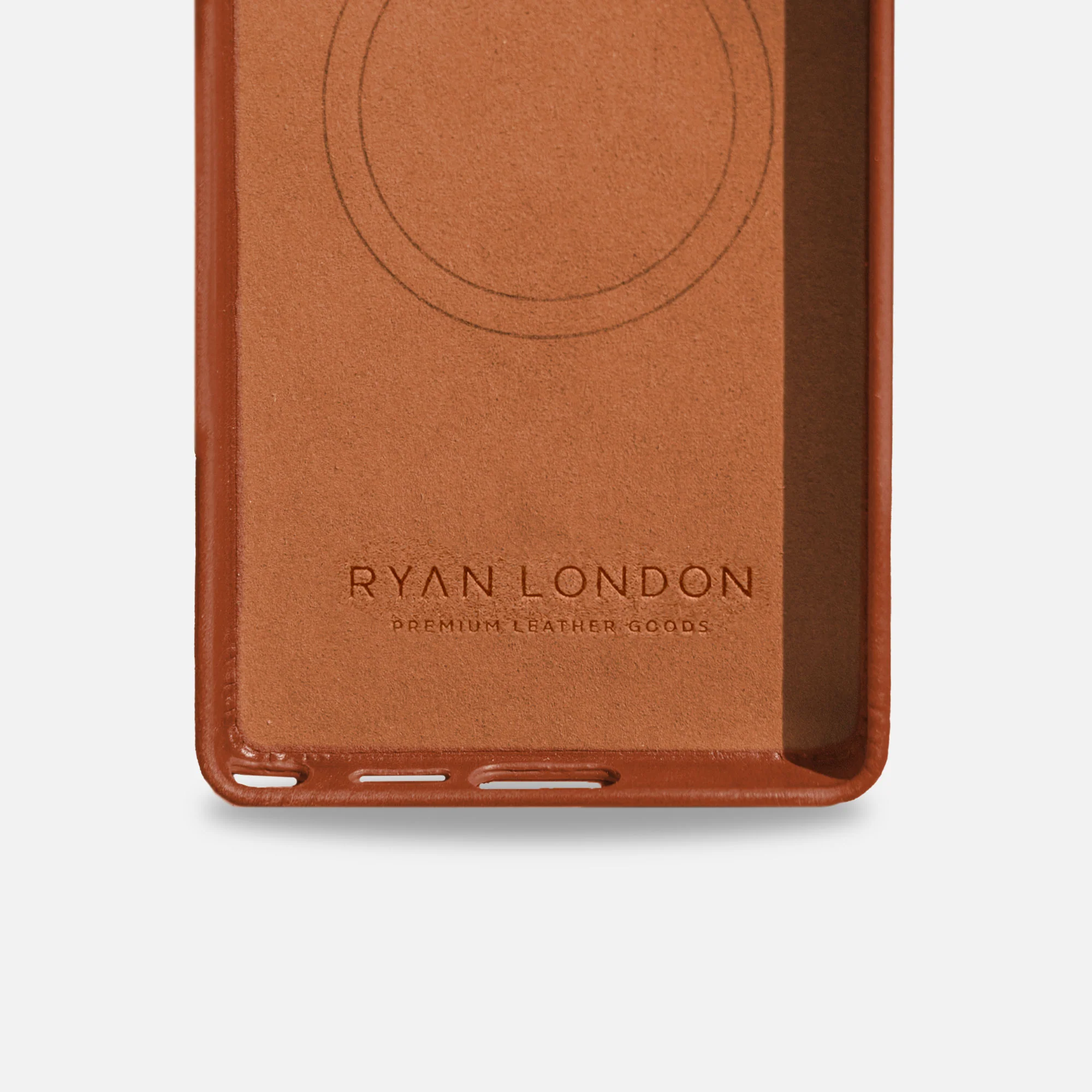 Samsung S25 Ultra Leather Shell Case - Saddle Brown - Image 3